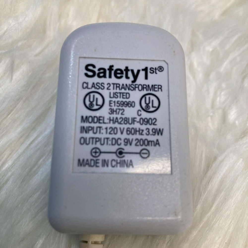 Safety 1st HA28UF-0902CEC Power Supply Adapter for Baby Monitors DC9V 200mA